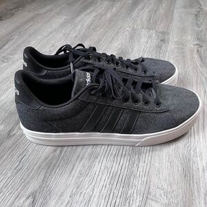 Adidas Mens DB0284 black denim Causal Shoes Sneakers 11.5 Ortholite float